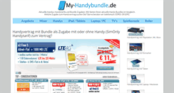 Desktop Screenshot of my-handybundle.de